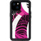 Pink and White Hipster iPhone 15 Plus Waterproof Case